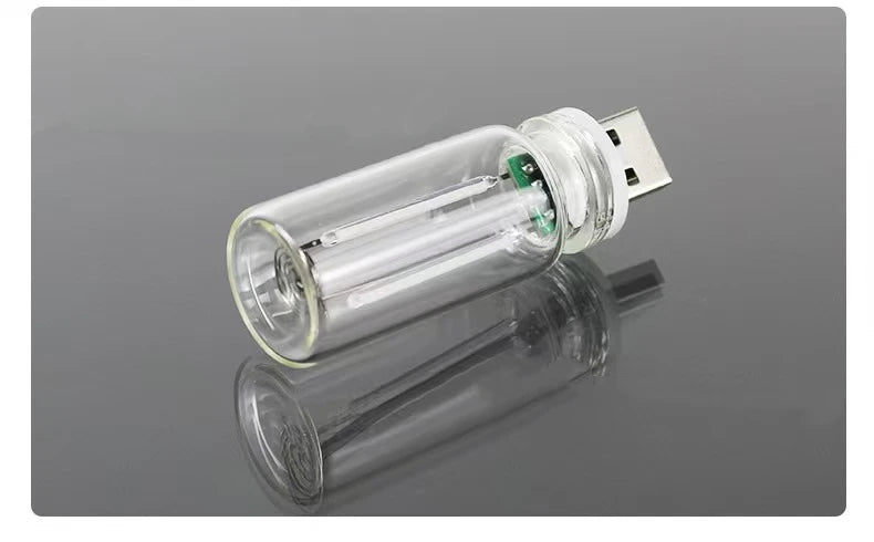 Touch Dimming USB LED Filament Glass Bulb 5V Retro Edison Bulb Night Light Car Decoration Incandescent Eye Protection Lighting