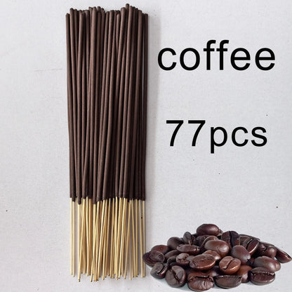 11/77/141Pcs, High-Grade Coffee-Scented Incense Sticks, Made of Natural Fragrance Powder, More Suitable for Those Who Love the Coffee Scent, a Must-Have for Home with Long-Lasting Fragrance
