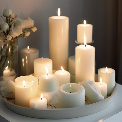 30-100 cái/bộ Bấc nến Cotton sáp bộ lõi sáp không khói tự làm lõi sáp đậu nành bấc đèn dầu hỏa dệt cung cấp vật liệu làm nến