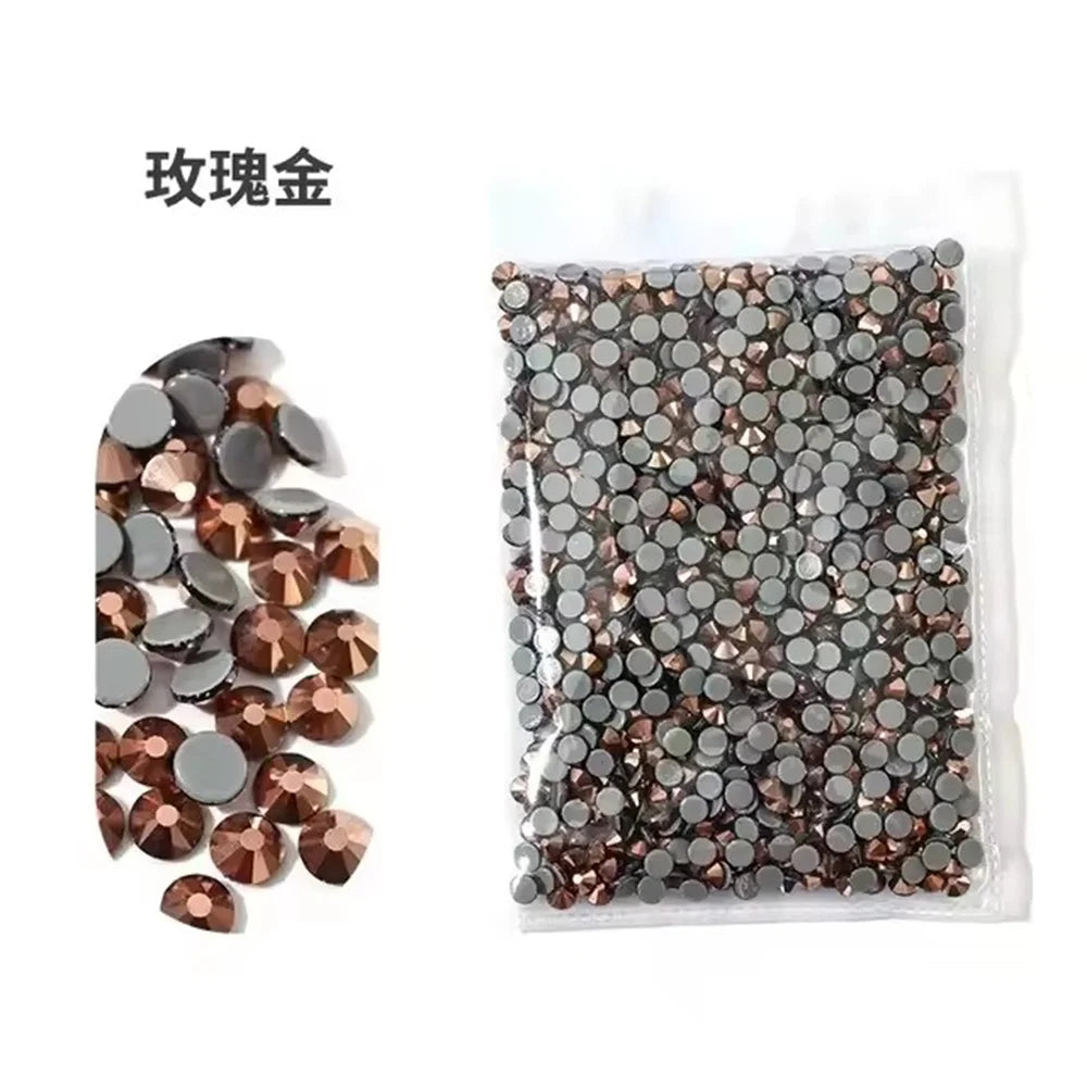 High Quality bulk Hotfix Rhinestones Ss6-ss30 Стразы Flatback Stones Glitter Crystal And Strass For Diy Nail Accessories