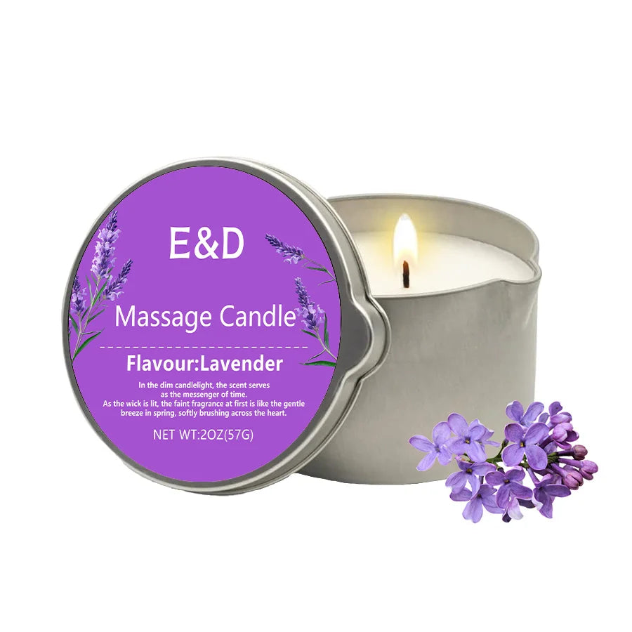 Massage Oil Candle,for Stress Relief and Skin Moisturizing,scented candles aromatherapy SM Product Spa Essentials,luxury candles