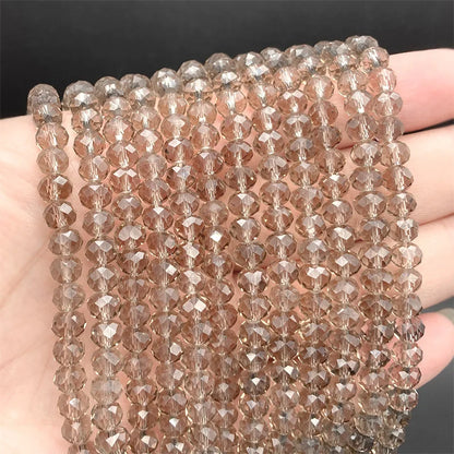 Multicolor 2 3 4 6 8mm Austria Faceted Crystal Beads Loose Spacer Round Glass Beads Bracelet DIY for Jewelry Making