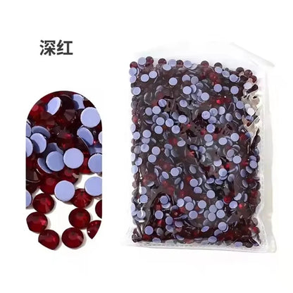 High Quality bulk Hotfix Rhinestones Ss6-ss30 Стразы Flatback Stones Glitter Crystal And Strass For Diy Nail Accessories