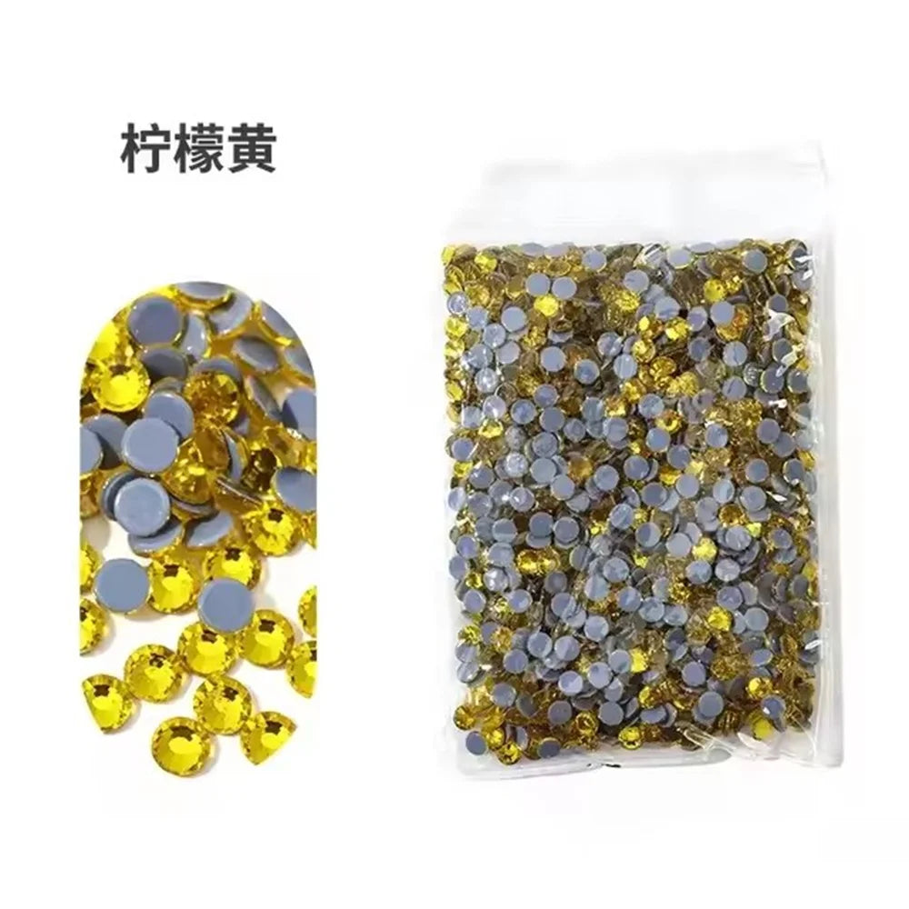High Quality bulk Hotfix Rhinestones Ss6-ss30 Стразы Flatback Stones Glitter Crystal And Strass For Diy Nail Accessories
