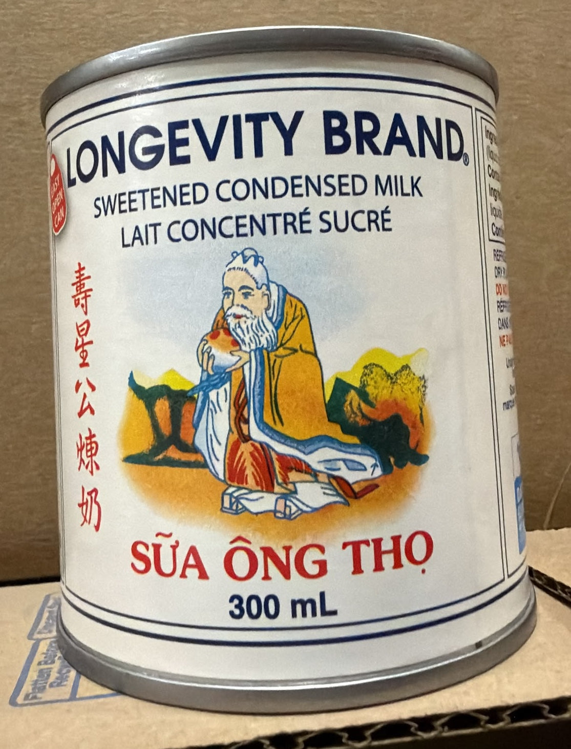 Longevity Brand Sweetened Condensed Milk 300 mL (Sữa đặc Ông Thọ)