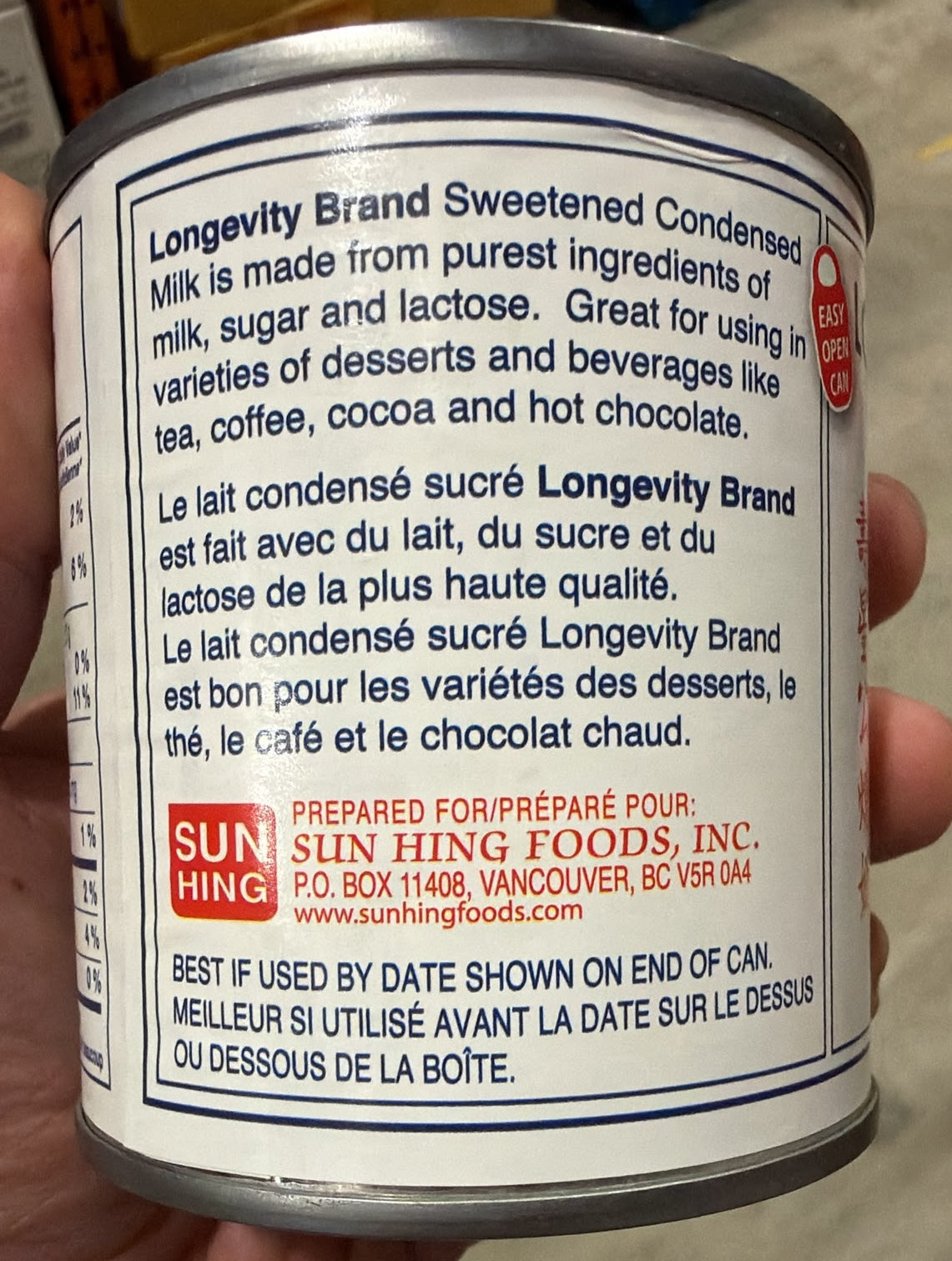 Longevity Brand Sweetened Condensed Milk 300 mL (Sữa đặc Ông Thọ)
