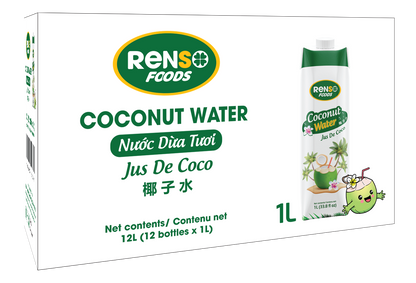 001. RENSO Coconut Water (1L, 12 Bottles/case)
