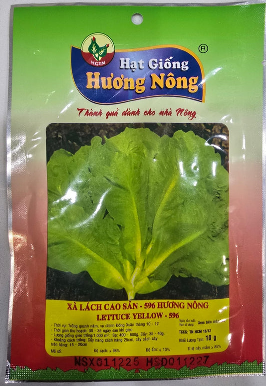 Graines de laitue à haut rendement (Xà Lách Cao Sản - 596 Hương Nông)