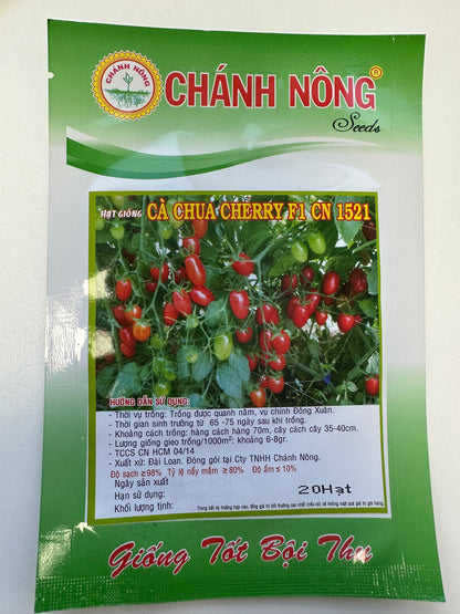 Cherry Tomato F1 Hybrid Seeds (Cà chua Cherry CN 1521)
