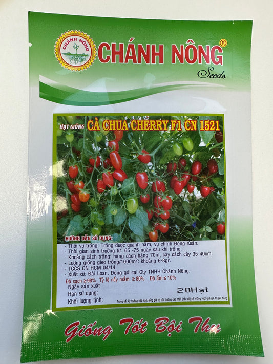 Cherry Tomato F1 Hybrid Seeds (Cà chua Cherry CN 1521)