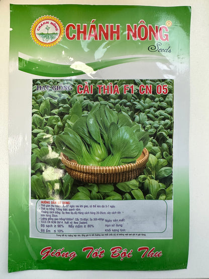 Chánh Nông – Graines de Pak Choi F1 (Bok Choy) Premium (Cải Thìa CN 05)