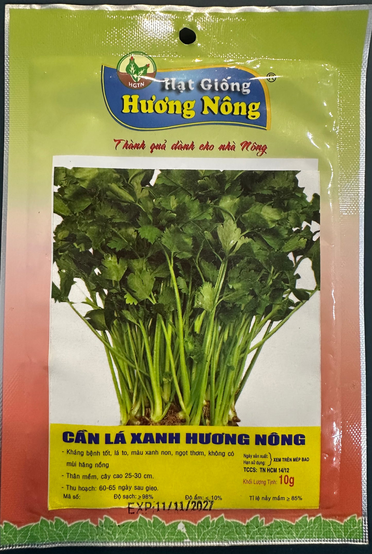 Green Leaf Celery Seeds (Cần Lá Xanh Hương Nông)