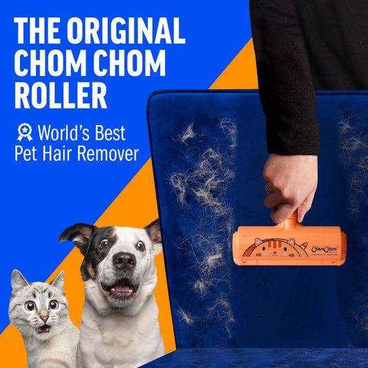 ChomChom Roller Reusable Pet Hair Remover – Cat Pattern