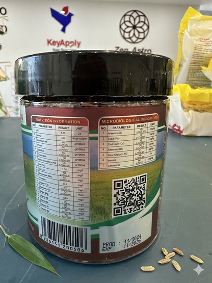 Thé de riz brun rouge et de haricot noir à grain vert (Trà Gạo Lứt Huyết Rồng Đậu Đen Xanh Lòng)