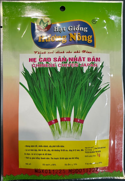 Japanese Chinese Chive Seeds (Hẹ Cao Sản Nhật Bản Hương Nông)