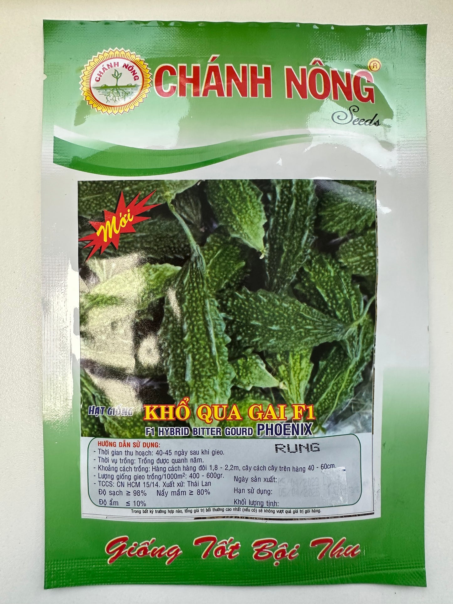 Chánh Nông – Spiny Bitter Gourd F1 "Phoenix" (Khổ Qua Gai)