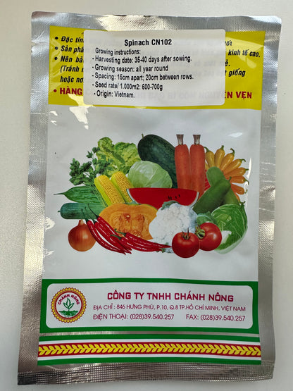Chánh Nông – Hạt giống mồng tơi Malabar chất lượng cao (Mồng Tơi CN 102)