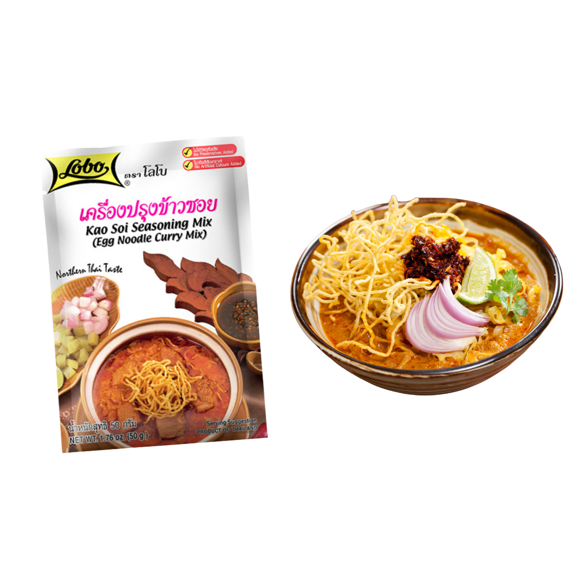 Lobo Kao Soi Seasoning Mix \Best Before 2026-10-22/