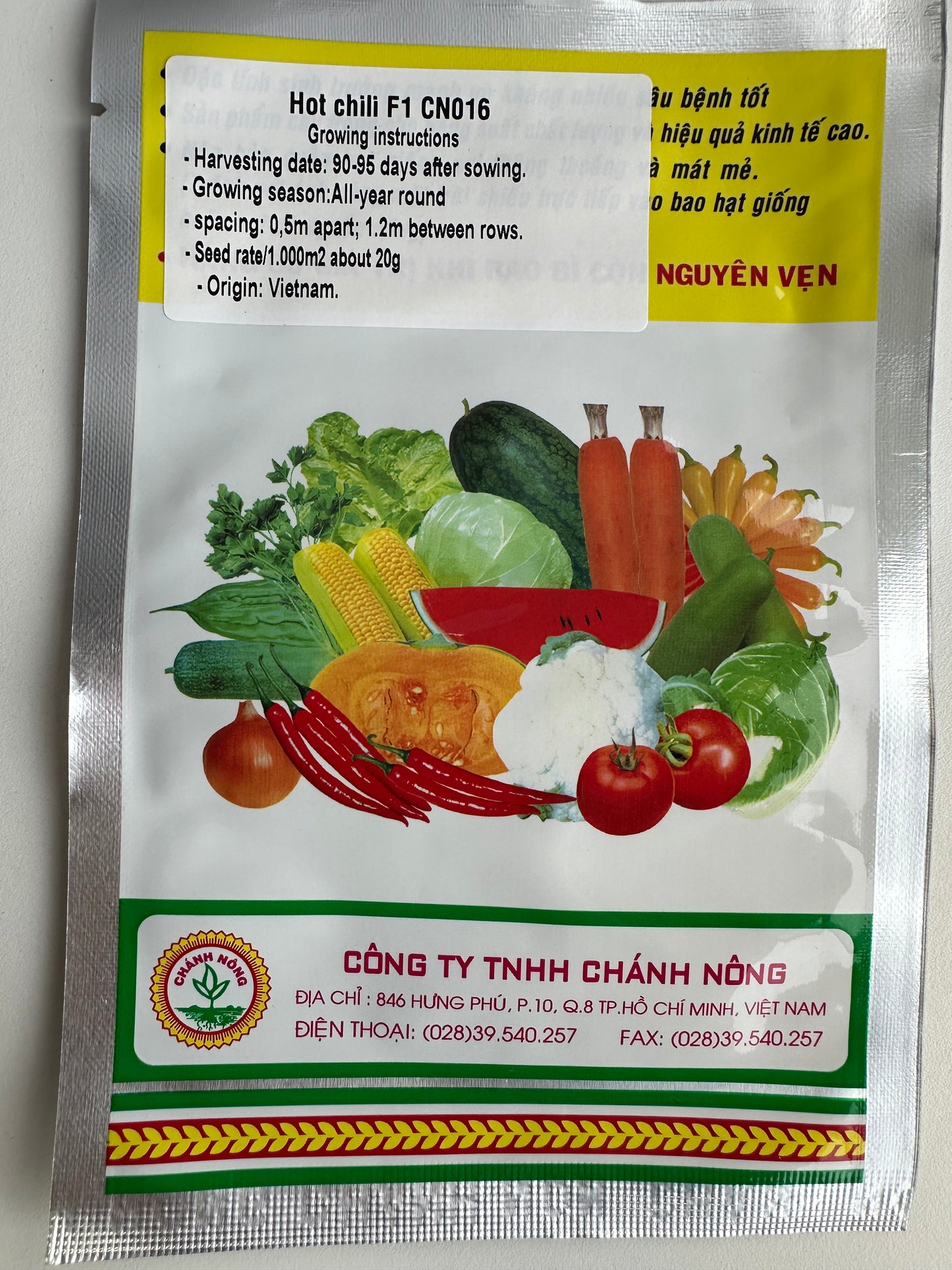 Chánh Nông – Ớt hiểm F1 (Ớt Hiểm CN 016)