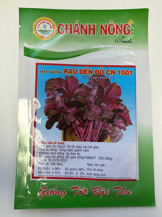 Chánh Nông - Red Amaranth Seeds (Rau Dền Đỏ CN 1001)