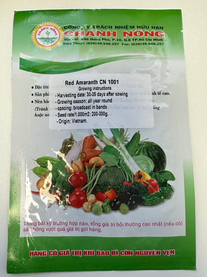 Chánh Nông - Red Amaranth Seeds (Rau Dền Đỏ CN 1001)