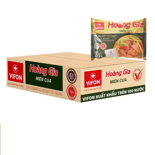 029. VIFON Hoang Gia Instant Bean Thread with Crab (105g/bag, 18 bags/case)