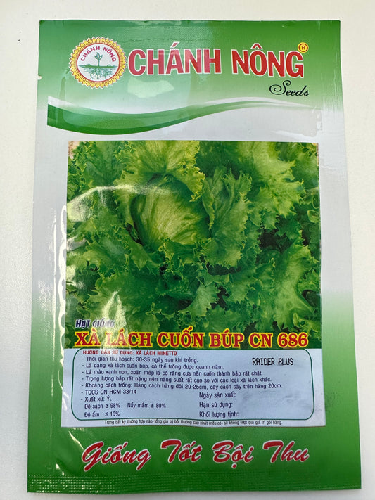 Chánh Nông - Butterhead Lettuce Seeds - Raider Plus (CN 686)