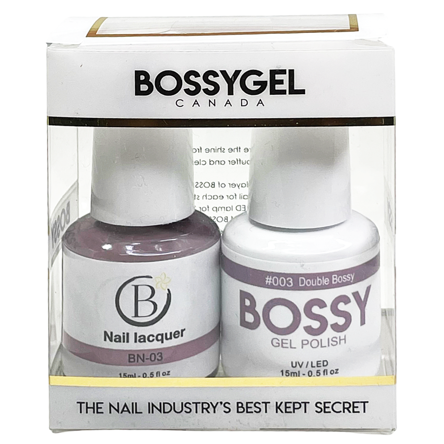 Bossy Gel Duo - Gel Polish + Nail Lacquer (15ml) # BS03