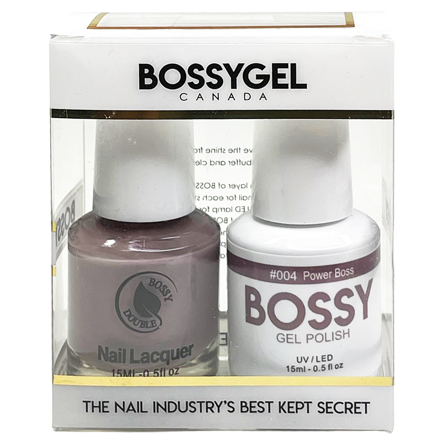 Bossy Gel Duo - Gel Polish + Nail Lacquer (15ml) # BS04