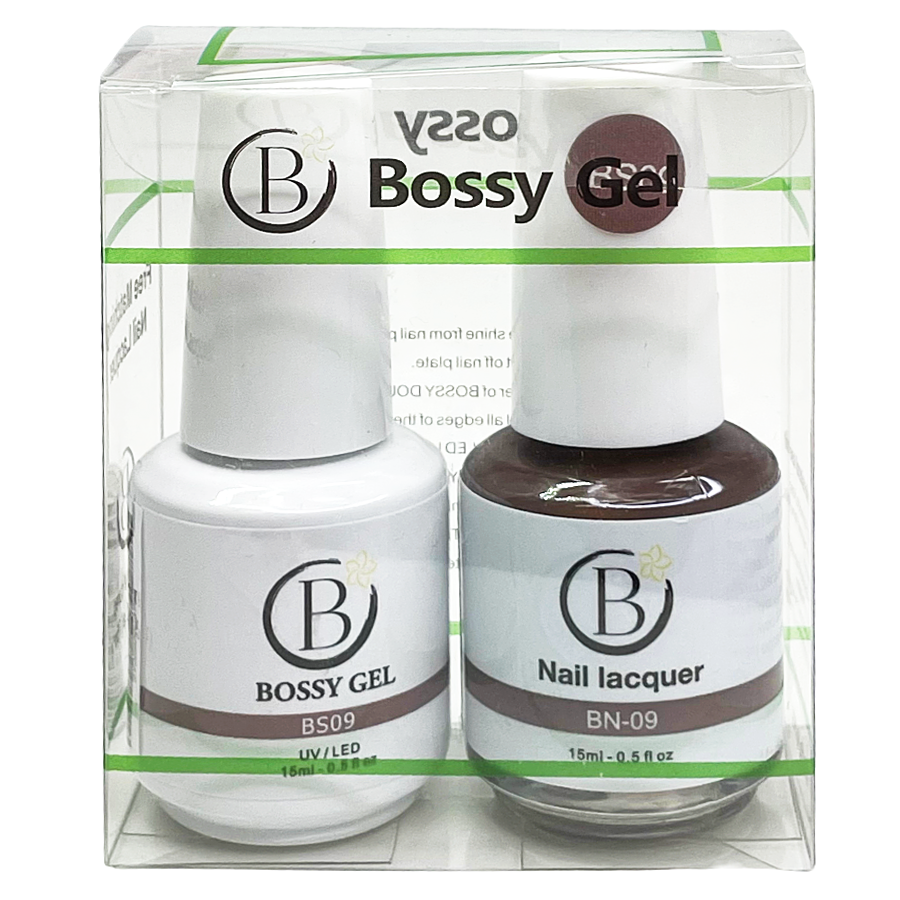 Bossy Gel Duo - Gel Polish + Nail Lacquer (15ml) # BS09