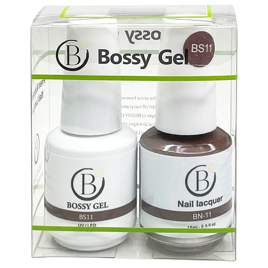Bossy Gel Duo - Gel Polish + Nail Lacquer (15ml) # BS11