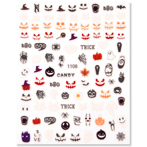 Nail Sticker - Halloween - 1108
