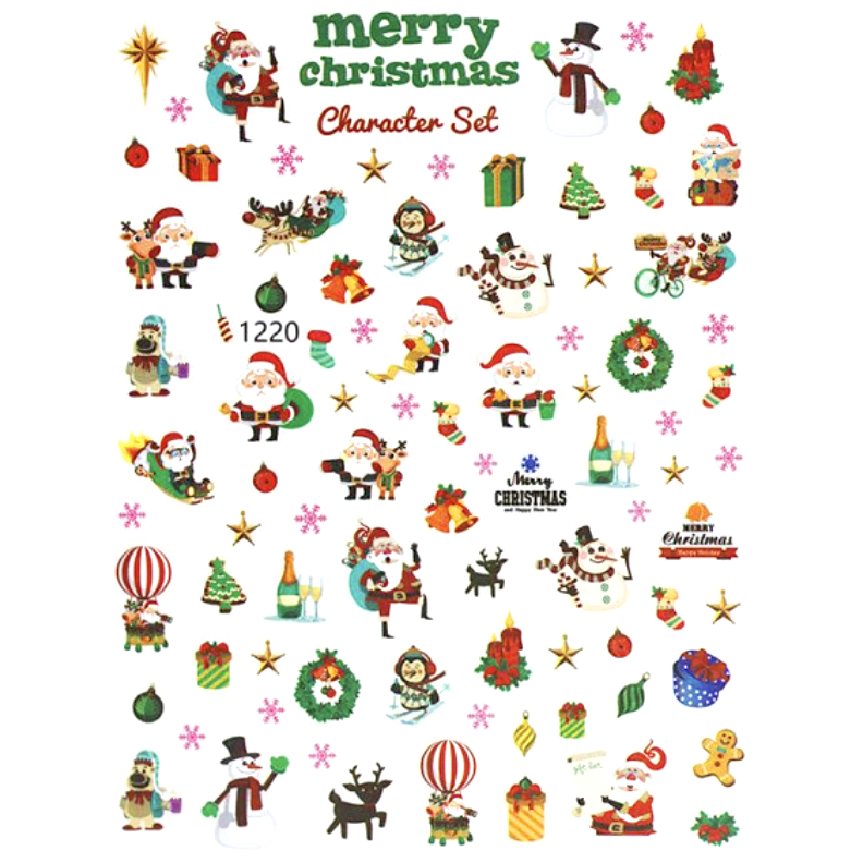 Nail Sticker - Christmas - 1220