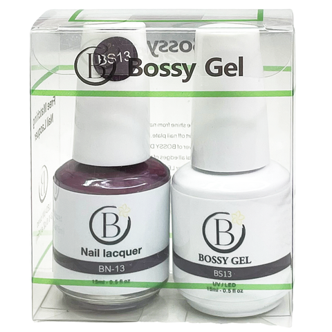 Bossy Gel Duo - Gel Polish + Nail Lacquer (15ml) # BS13