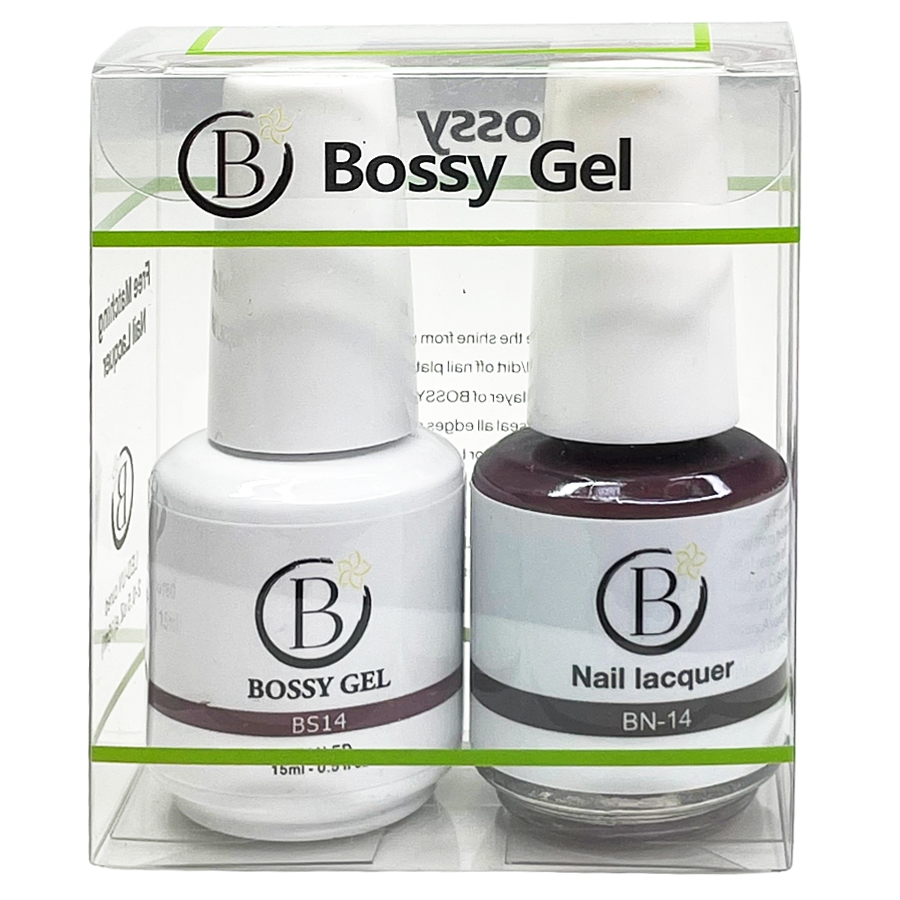 Bossy Gel Duo - Gel Polish + Nail Lacquer (15ml) # BS14