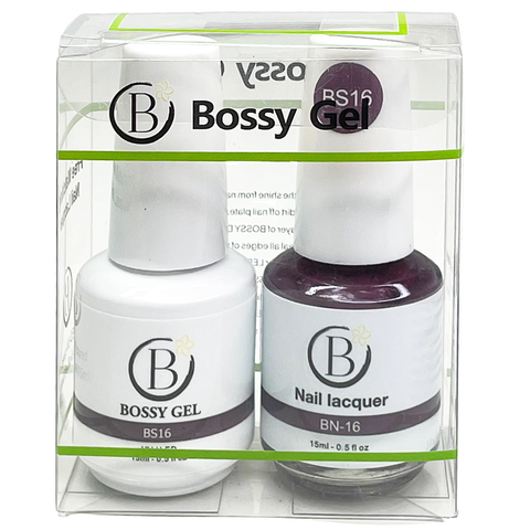 Bossy Gel Duo - Gel Polish + Nail Lacquer (15ml) # BS16