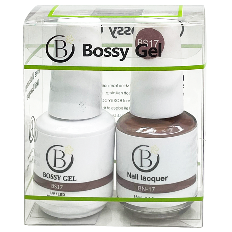 Bossy Gel Duo - Gel Polish + Nail Lacquer (15ml) # BS17