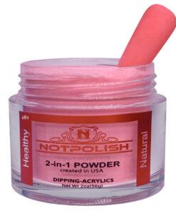 Notpolish 2-in1 Powder - 181 Red Crush