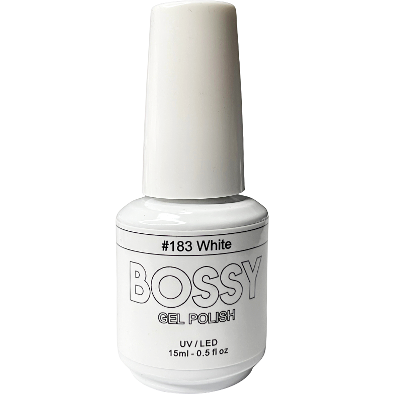 Bossy Gel - Gel Polish (15 ml) # BS183 White