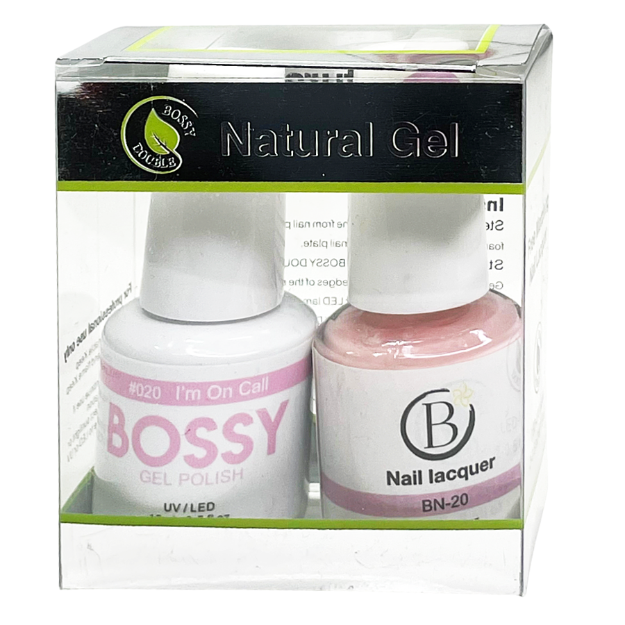 Bossy Gel Duo - Gel Polish + Nail Lacquer (15ml) # BS20