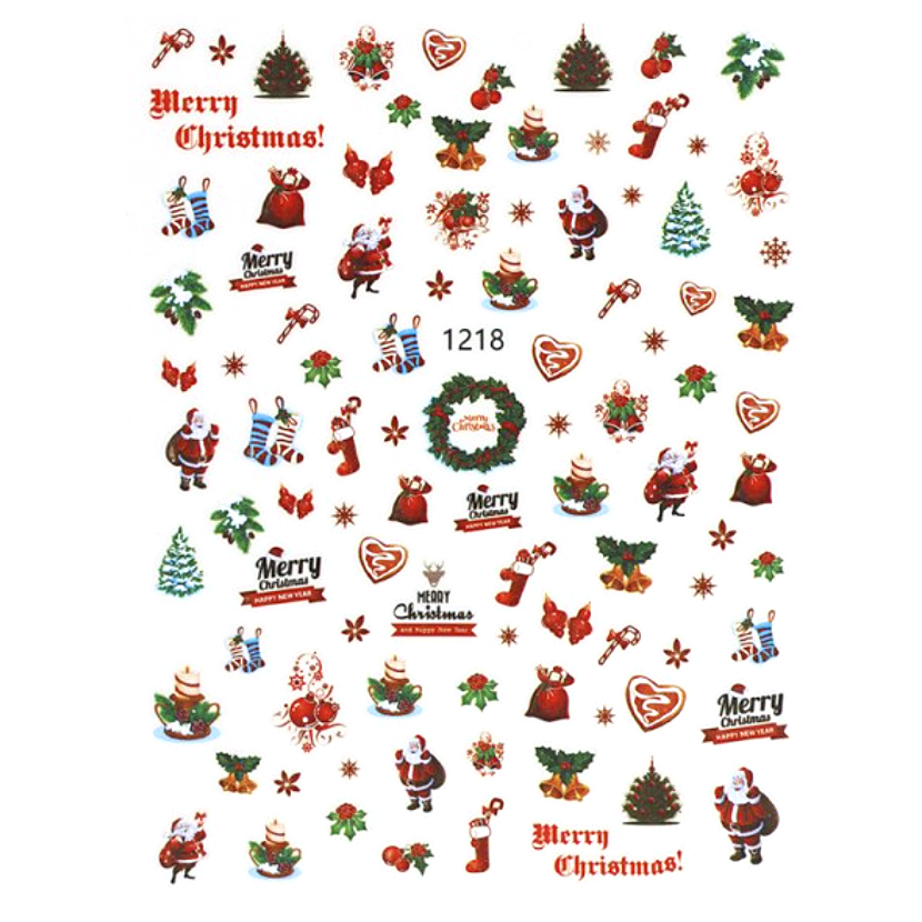 Nail Sticker - Christmas - 1218