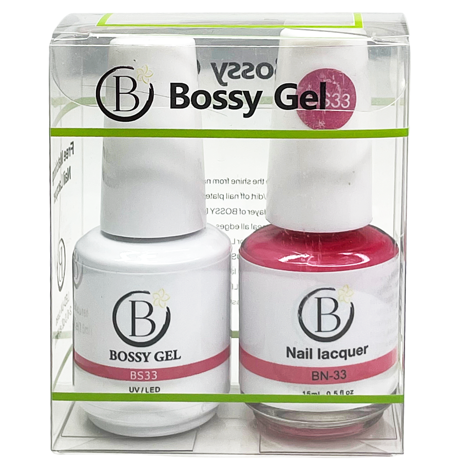 Bossy Gel Duo - Gel Polish + Nail Lacquer (15ml) # BS33