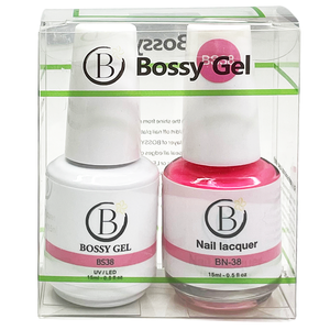 Bossy Gel Duo - Gel Polish + Nail Lacquer (15ml) # BS38
