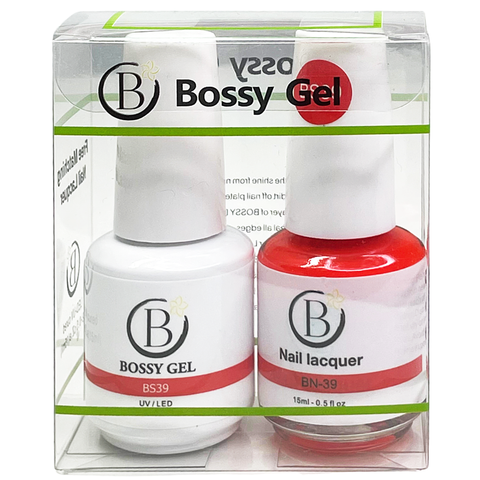 Bossy Gel Duo - Gel Polish + Nail Lacquer (15ml) # BS39