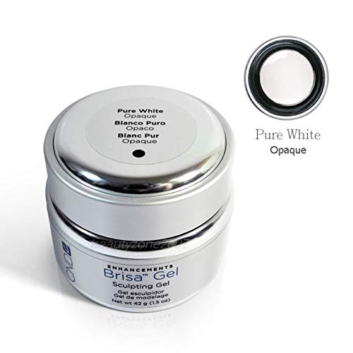CND Brisa UV Sculpting Gel - Pure White Opaque- 42g / 1.5oz US Product