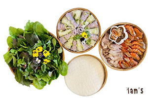 4 pc Set Natural Bamboo Serving Trays | 100% Biodegradable | Naturally Treated | Good for Food, Fruits, Veggies, Bread, Desserts, Cupcakes or Snacks. (h=4, d=23, 25, 28 & 30cm)