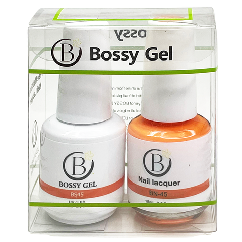 Bossy Gel Duo - Gel Polish + Nail Lacquer (15ml) # BS45