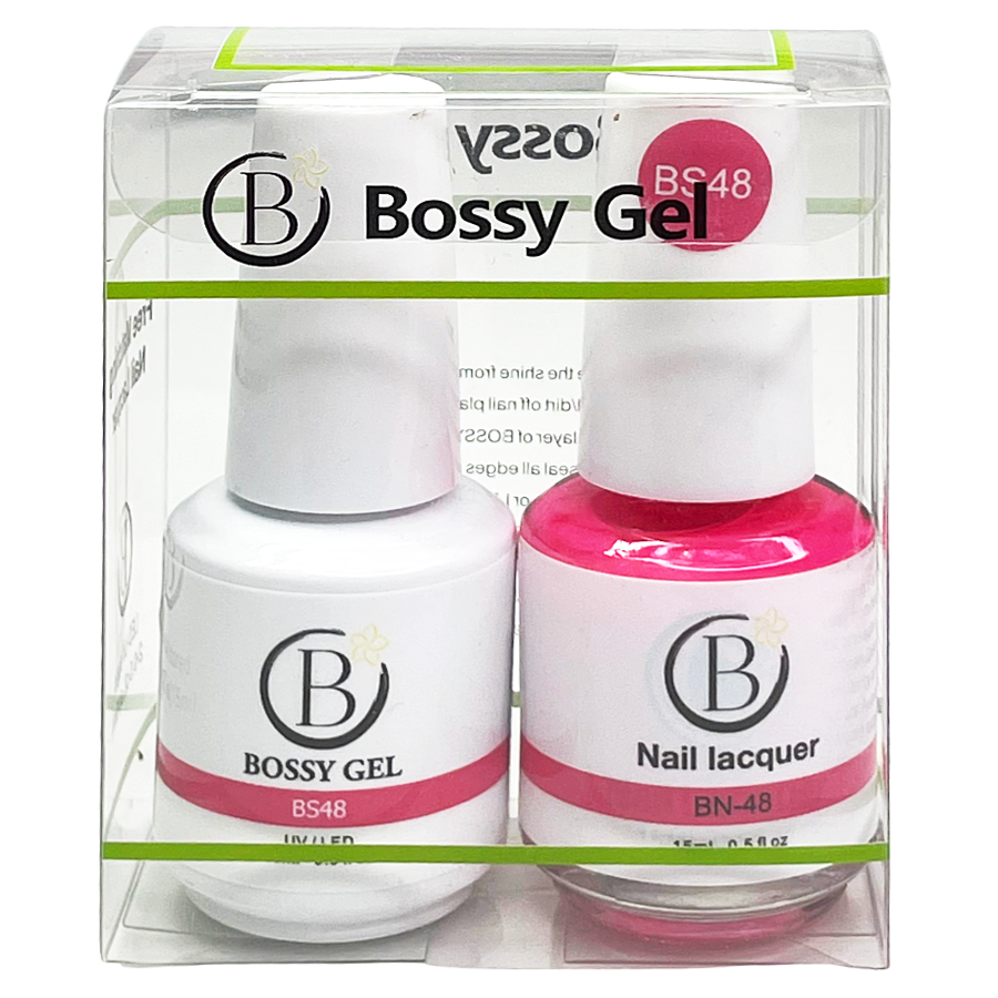 Bossy Gel Duo - Gel Polish + Nail Lacquer (15ml) # BS48
