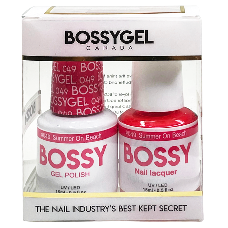 Bossy Gel Duo - Gel Polish + Nail Lacquer (15ml) # BS49