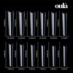 OULÀ - COFFIN 4XL - NO C-CURVE Refills (Bag of 50pcs) #Clear
